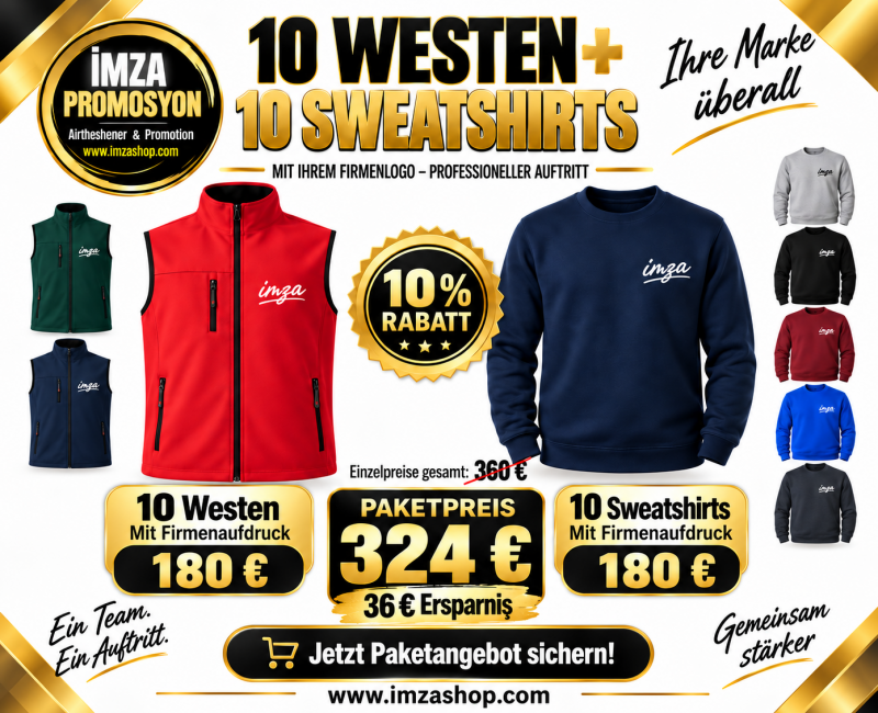 Weste + Sweatshirt-Aktion