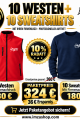 Weste + Sweatshirt-Aktion
